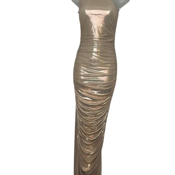 Retrofete Shannon Dress Latte XS Stretchy Bodycon NWT $698 - Picture 2 of 10